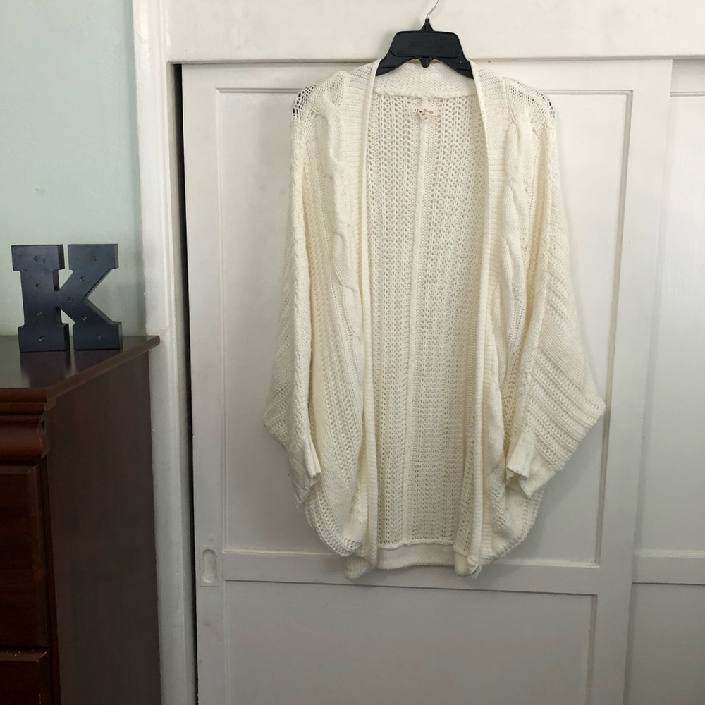 Cream Color Cardigan Sweater